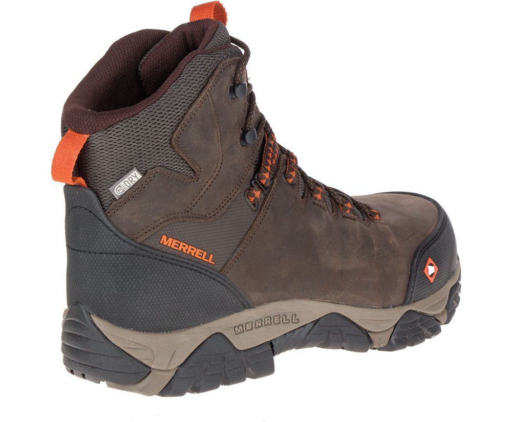 Merrell Støvler Herre - Phaserbound Mid Waterproof Comp Toe - Brune - OVF481705